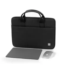 Сумка для ноутбука WiWU Genius Combo Set Комплект 3в1(сумка, миша, килимок) 14'' Black mag-6976195095838153537