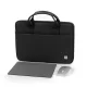 Сумка для ноутбука WiWU Genius Combo Set Комплект 3в1(сумка, миша, килимок) 14'' Black mag-6976195095838153537