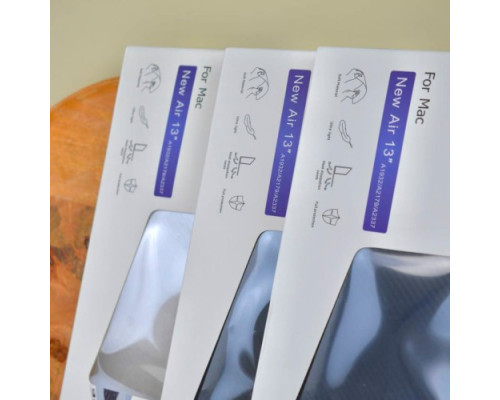 Накладка Air Carbon Fiber Case for MacBook M2 Air 13.6" (A2681) Black mag-200000148010635052