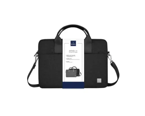 Сумка для ноутбука WiWU Minimalist Laptop Bag II 15.6'/16.2 Grey mag-6977703651720153548