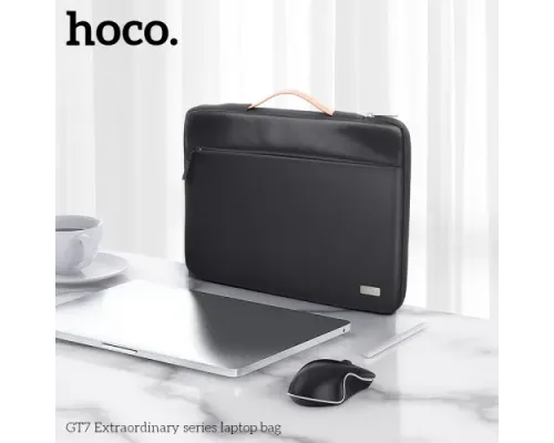 Сумка для ноутбука HOCO GT7 Extraordinary series laptop bag(14 inches) Чорна mag-6942007648417144429