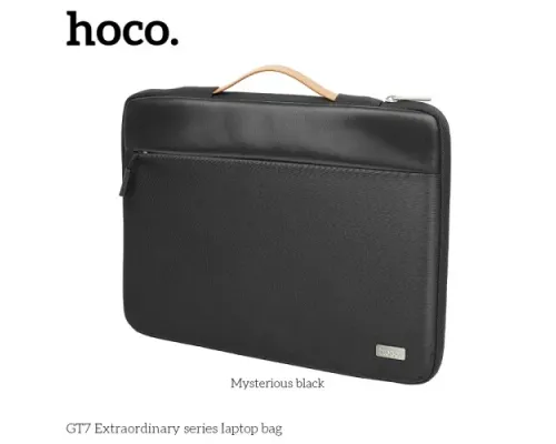 Сумка для ноутбука HOCO GT7 Extraordinary series laptop bag(14 inches) Чорна mag-6942007648417144429