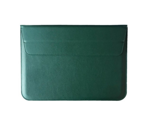 Чохол-конверт-подставка LEATHER PU для MacBook 11" Dark green mag-200000147697034750