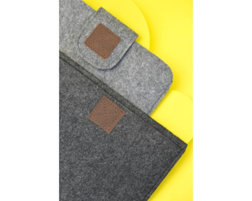 Сірий чохол-конверт для Macbook 13 New GM07-13New mag-200000127526955879