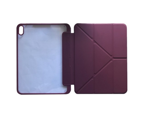 Чохол Smart Case Clear+stylus for Apple iPad Air 11 2024/2025 Dark Red mag-2000001588000133724