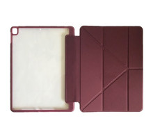 Чохол Smart Case Clear+stylus for Apple iPad 10.2 (2019/2020)/pro10.5(2017)/Air 10.5 Dark Red mag-2000001535875133707