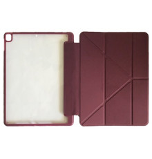 Чохол Smart Case Clear+stylus for Apple iPad 10.2 (2019/2020)/pro10.5(2017)/Air 10.5 Dark Red mag-2000001535875133707