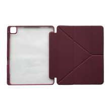 Чохол Smart Case Clear+stylus for Apple iPad Air 13 2024/2025 Dark Red mag-2000001588079133731