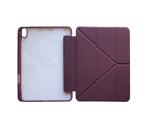 Чохол Smart Case Clear+stylus for Apple iPad Air 4 10.9/Air 5 10.9 Dark Red mag-200000153603251104