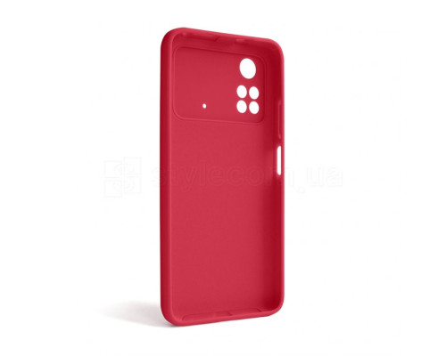 Чохол Full Silicone Case для Xiaomi Poco M4 Pro 5G rose red (42) (без логотипу) TPS-2710000241300