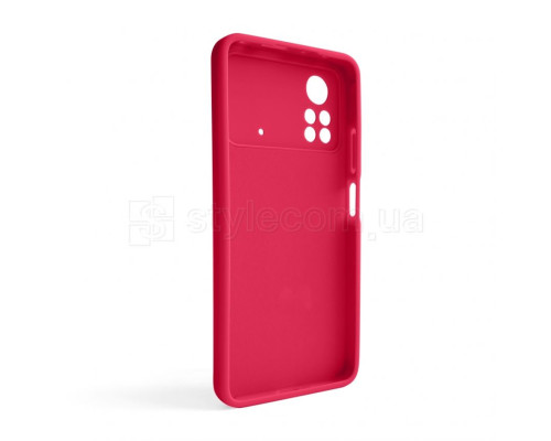 Чохол Full Silicone Case для Xiaomi Poco X4 Pro rose red (42) (без логотипу) TPS-2710000241560