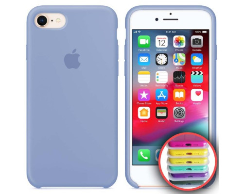 Чохол Silicone Case Full Copy for iPhone 7/8 ( 5) lilac cream mag-2000001030394141789