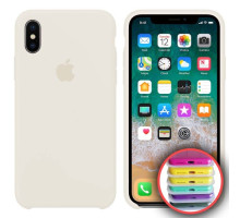 Чохол Silicone Case Full Copy for iPhone X/XS ( 9) white mag-200000103117956396