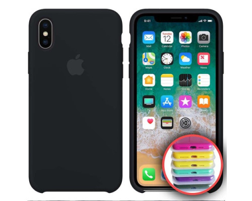 Чохол Silicone Case Full for iPhone XR (18) black mag-2000001032169141819