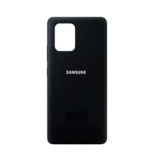 Чохол Silicone Case Full for Samsung A71 (A715) Black mag-2000001165423134588