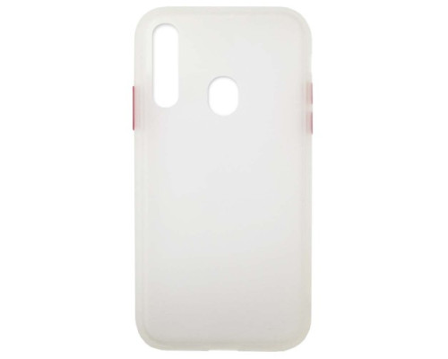 Чохол-бампер захисний Gingle Matte Case Samsung A20s (A207) white/red mag-200000112489548869