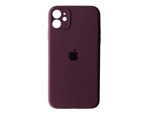 Чохол Silicone Case Full Camera Copy for iPhone 12 (67) plum mag-20000012665197208