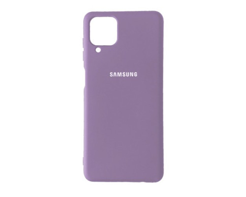 Чохол Silicone Case Full for Samsung A12/M12 (A125/M127) Lilac mag-2000001275122133471