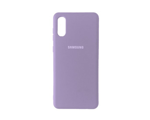 Чохол Silicone Case Full for Samsung A02 (A022) Lilac mag-200000128667815116