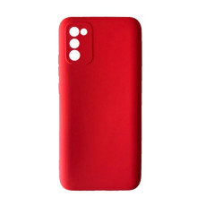 Чохол Silicone Case Camera (no logo) для Samsung A02S (A025) red mag-2000001344187100519