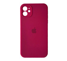 Silicone Case Full Camera Square side Copy for iPhone 11 Rose red mag-200000134982399927