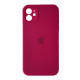 Silicone Case Full Camera Square side for iPhone 11 Rose red mag-200000134982399927