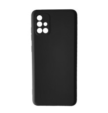 Чохол Silicone Case Camera (no logo) для Samsung A71 (A715) black mag-2000001365779101040