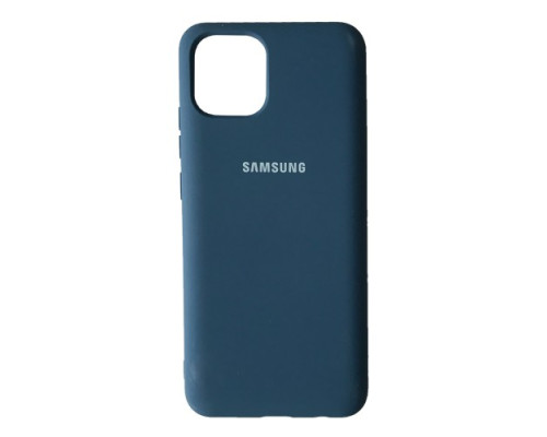 Чохол Silicone Case Full for Samsung A03 (A035) 2021 Navy Blue mag-200000137426940918