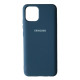 Чохол Silicone Case Full for Samsung A03 (A035) 2021 Navy Blue mag-200000137426940918
