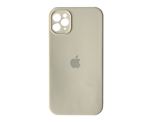 Silicone Case Full Camera Square side for iPhone 11 Pro Max Cream mag-200000137487061719