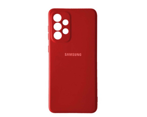 Чохол Silicone Case Full for Samsung A33 5G (A336) Red mag-200000138834136154