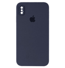 Silicone Case Full Camera Square side for iPhone XS Midnight blue mag-2000001389782142642