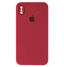 Silicone Case Full Camera Square side for iPhone XS Rose mag-2000001396889142652