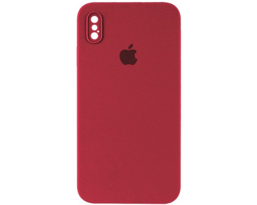 Silicone Case Full Camera Square side for iPhone XS Rose mag-2000001396889142652