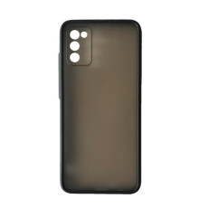 Чохол-бампер захисний Gingle Matte Case Samsung A02S (A025) black/red mag-200000130132616426