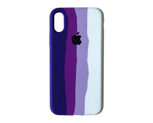 Чохол Silicone Case Full for iPhone XS Max RAINBOW 6 mag-20000013294747700