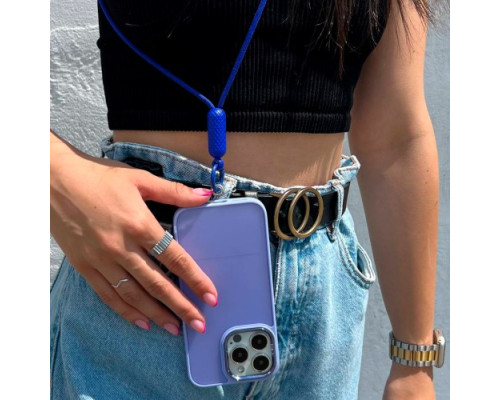 Шнурок з карабіном + тримач для чохлів (універсальний) Black mag-2000001445365137408