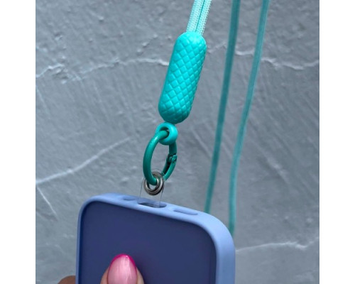 Шнурок з карабіном + тримач для чохлів (універсальний) Black mag-2000001445365137408