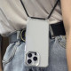 Чохол NEW ROPE CLEAR CASE CAMERA FRAME for iPhone 13 Black mag-200000144552531885