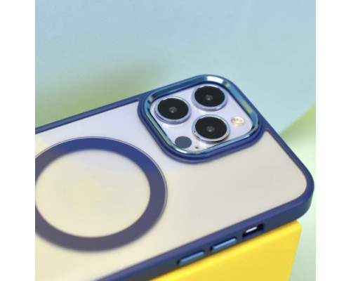 Чохол CRISTAL GUARD MagSafe Case for iPhone 14 Pro Max Dark blue mag-2000001452486142699