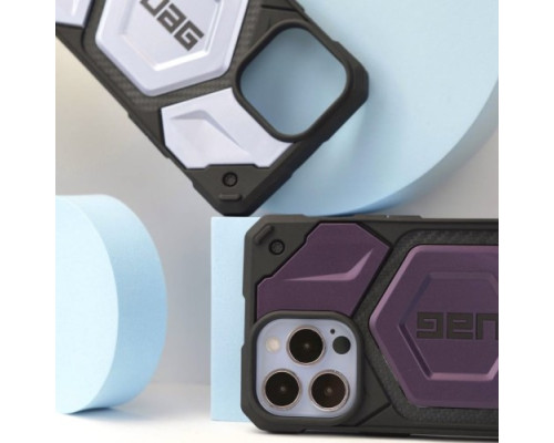 Чохол ударостійкий NEW UAG PRO MONARCH CARBON MAGSAFE for iPhone 14 Red mag-2000001459430104028