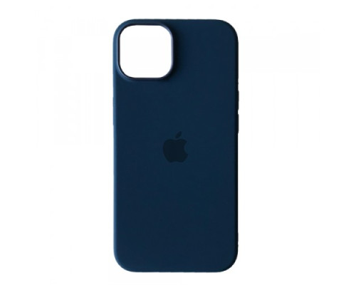 Чохол 1:1 Original Silicone Case with MagSafe for iPhone 15 Pro Max Storm Blue mag-200000147878334925
