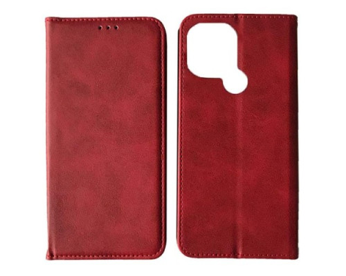 Чохол-книжка Black TPU Magnet for Xiaomi Poco C51/Redmi A2+ Red mag-2000001489796104966