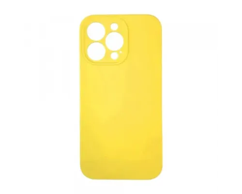 Чохол Silicone Case Full Camera Copy for iPhone 14 Pro ( 4) yellow mag-2000001400449148875