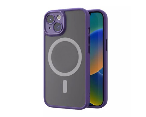 Чохол ROCK Guard Touch MAGSAFE (Antidrop Lens Protection) for iPhone 14 Plus Purple mag-200000142793431283