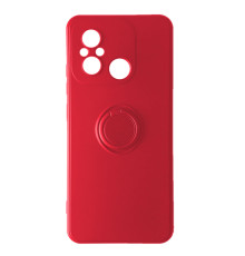 Чохол Ring Case для Xiaomi Redmi 12C Red mag-2000001439685103494