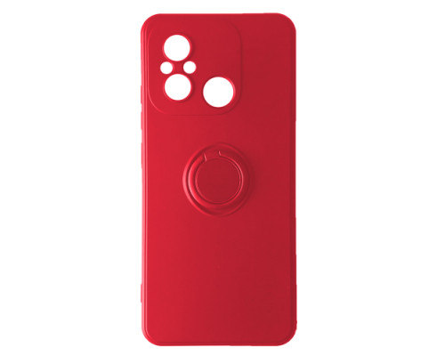 Чохол Ring Case для Xiaomi Redmi 12C Red mag-2000001439685103494