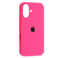 Чохол Silicone Case Full Copy for iPhone 16 (47) hot pink mag-200000154098553793
