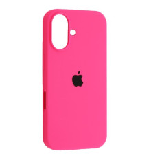 Чохол Silicone Case Full Copy for iPhone 16 (47) hot pink mag-200000154098553793