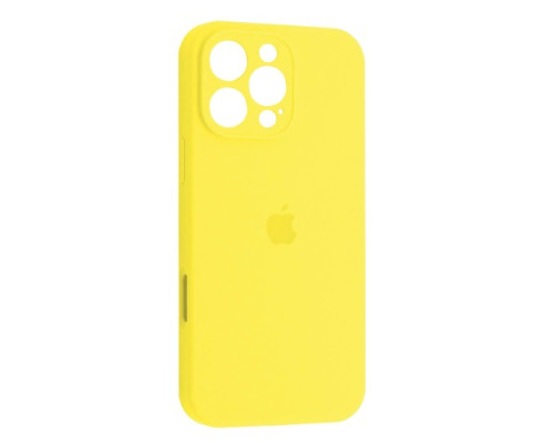 Чохол Silicone Case Full Camera Copy for iPhone 16 Pro ( 4) yellow mag-200000154689551997